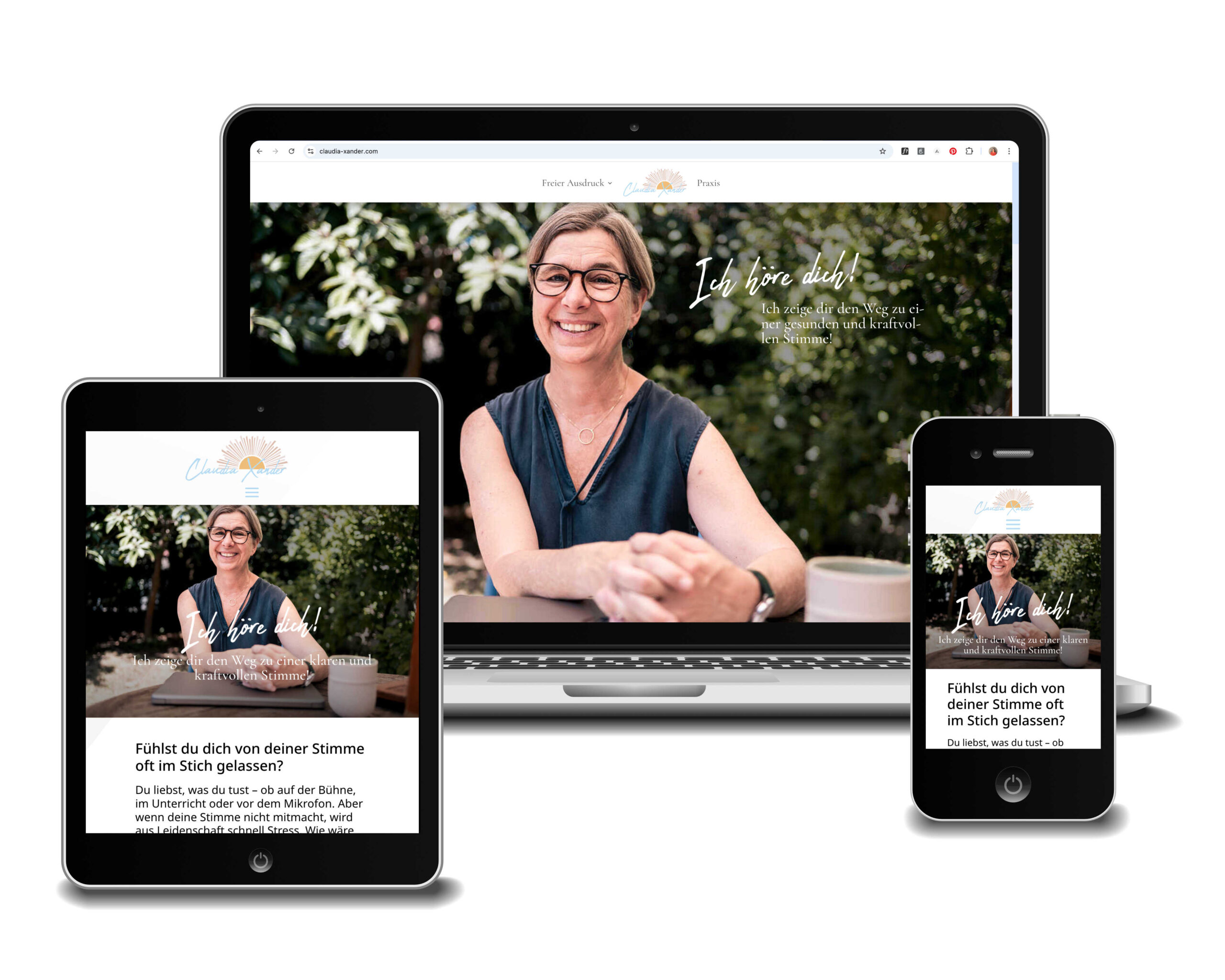 responsive Webdesign Beispiel