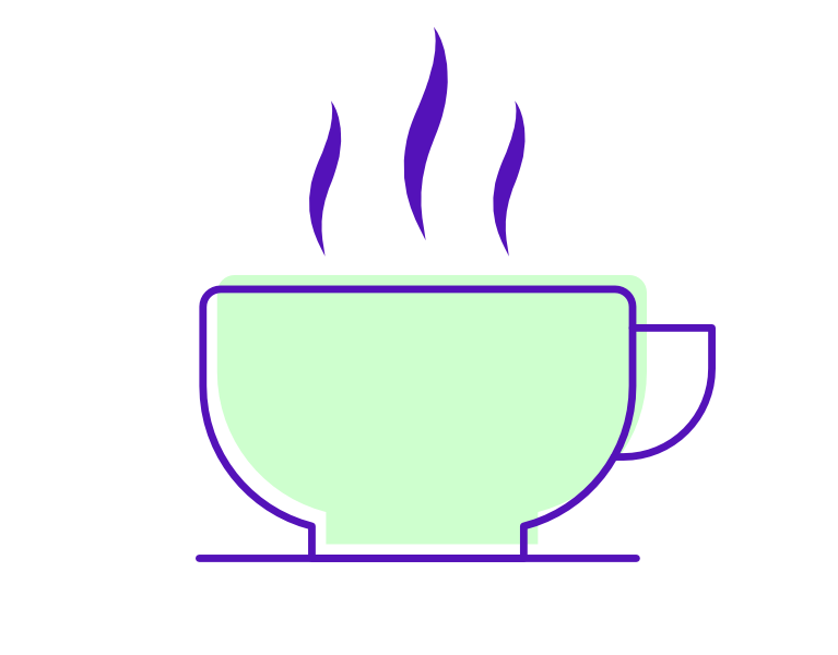 Icon entspanntes Marketing ohne Stress, stressfreies Marketing